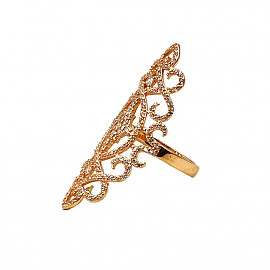 Кольцо из золота с цирконом