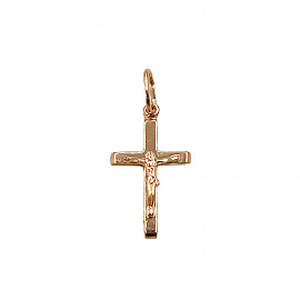 Хрестик з червоного золота 01-200793976