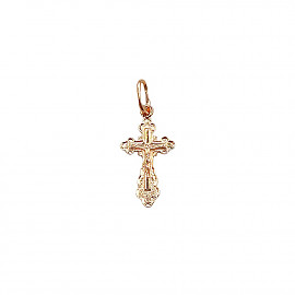 Хрестик з золота у червоному кольорі 01-200891676