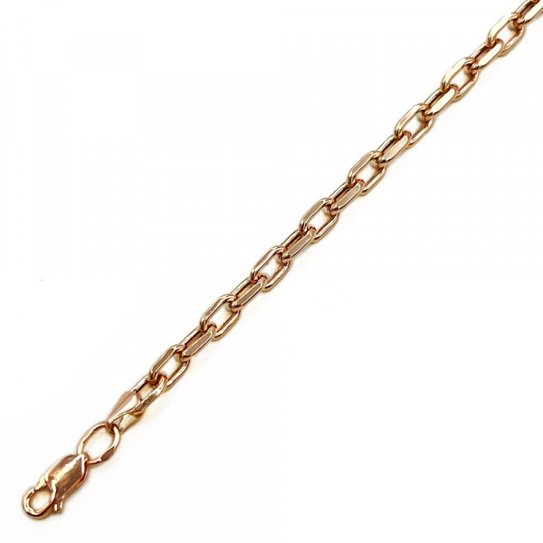 Золотая цепочка в красном цвете