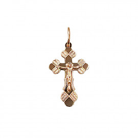Хрестик з золота червоного кольору 01-200878377