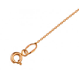 Золотое колье с цирконом