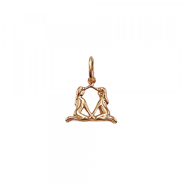 Кулон из золота «Близнецы»