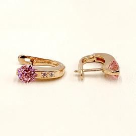 Серьги из золота с цирконом 01-200383579