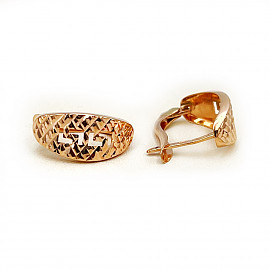 Серьги из золота в красном цвете 01-200490079