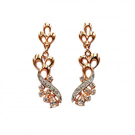 Золоті сережки з цирконом 01-200936779