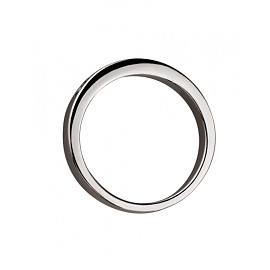 Обручка з золота з білими діамантами