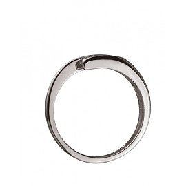 Кольцо из белого золота с белым бриллиантом