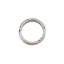 Обручальное кольцо из золота с желтыми бриллиантами