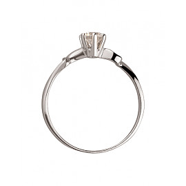 Кольцо из золота с цирконом