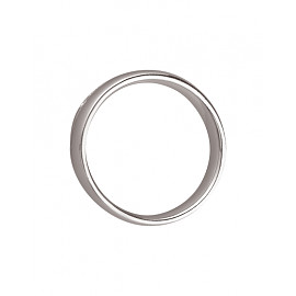 Кольцо из золота в белом цвете с белыми бриллиантами