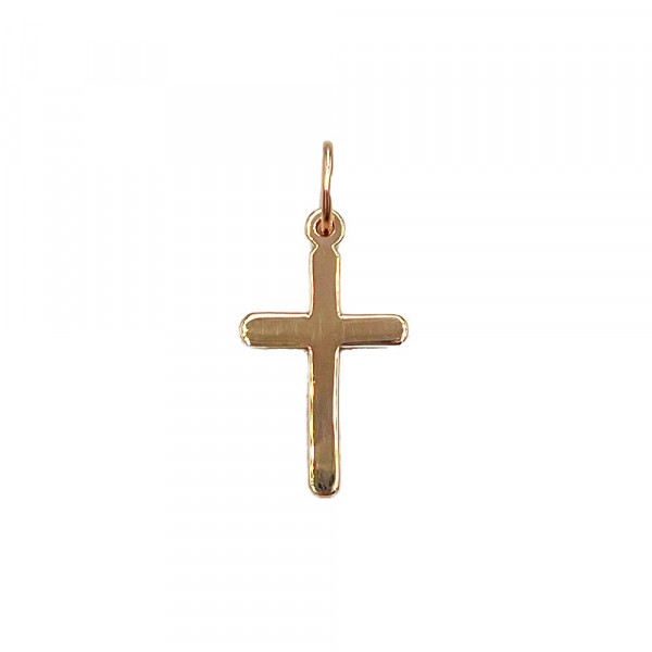Золотий хрестик червоного кольору