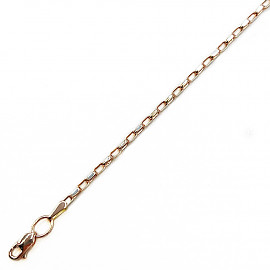 Золотая цепочка красного с белым цвета 01-200760983