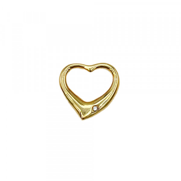 Кулон з золота у жовтому кольорі з жовтим діамантом «Серце»