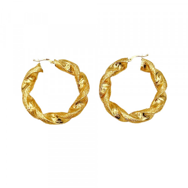 Серьги из золота желтого цвета