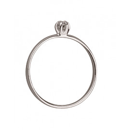 Золота каблучка з білим діамантом