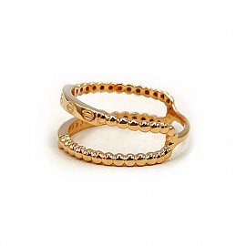 Золота каблучка з цирконом