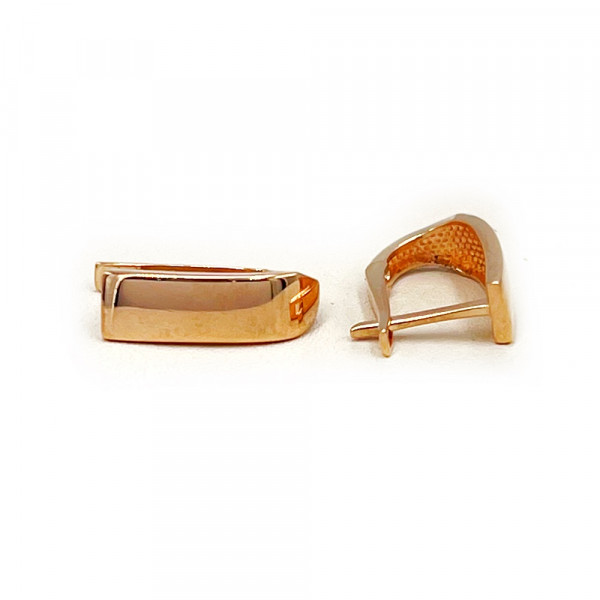 Сережки з золота у червоному кольорі