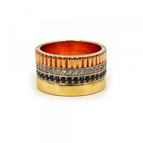 Золота каблучка з цирконом