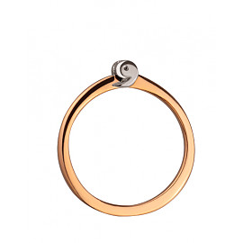 Кольцо из золота с желтым бриллиантом