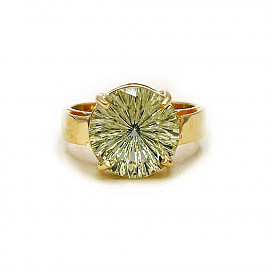 Золотое кольцо с цирконом 01-200914386