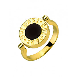 Кольцо из золота в желтом цвете с цирконом 01-200257987