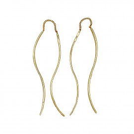 Серьги из золота в желтом цвете 01-200739587