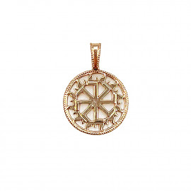 Кулон из золота красного цвета «Солнце» 01-200760987