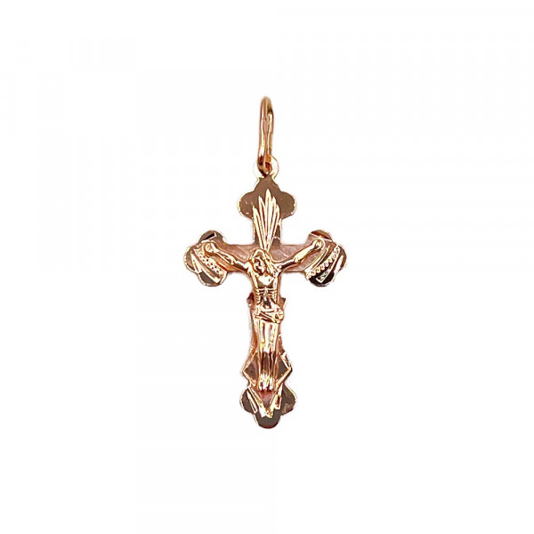 Золотий хрестик червоного кольору