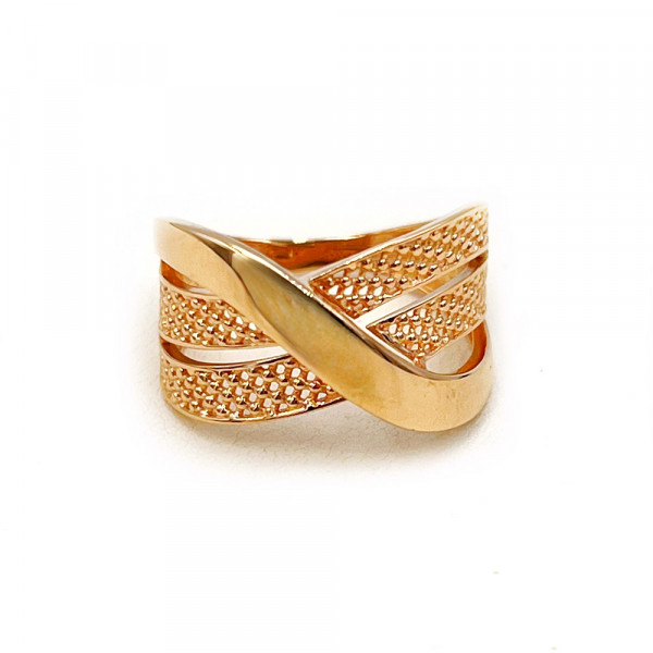 Кольцо из золота в красном цвете