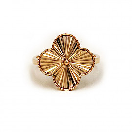 Золотое кольцо красного цвета 01-200786288