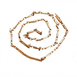 Цепочка из золота красного цвета