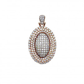 Кулон з золота з цирконом 01-200836990
