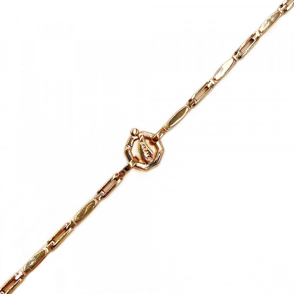 Золотий ланцюг червоного кольору