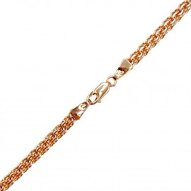 Золотая цепочка в красном цвете 01-200900492