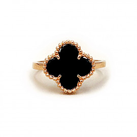 Золота каблучка червоного кольору з цирконом 01-200872493