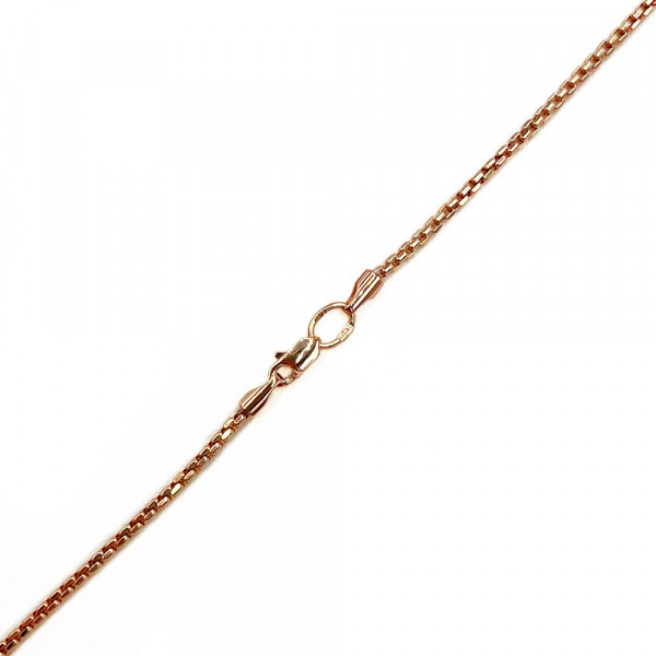 Золотая цепочка красного цвета