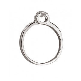 Каблучка з золота з цирконом