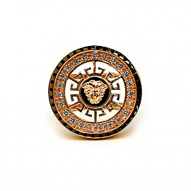 Кольцо из золота с цирконом 01-200589995