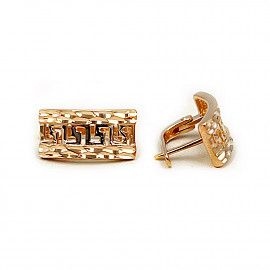 Сережки з червоного золота 01-200872495