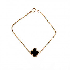 Браслет з червоного золота з цирконом 01-200902595