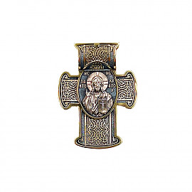 Крестик из желтого золота 01-200757296