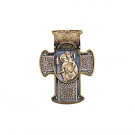 Крестик из желтого золота