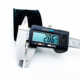 Золотое кольцо в белом цвете с белым бриллиантом