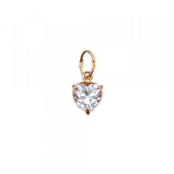 Кулон з золота з цирконом