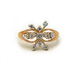 Каблучка з золота з цирконом 01-200856996