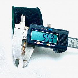 Каблучка з червоного з білим золота з жовтим діамантом