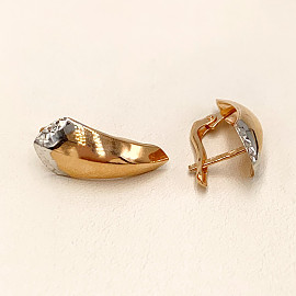 Серьги из золота в красном цвете 01-200313497