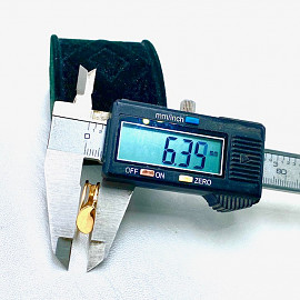 Каблучка з золота у червоному кольорі з жовтим діамантом