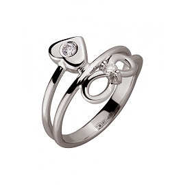 Золотое кольцо с желтыми бриллиантами 01-200104598